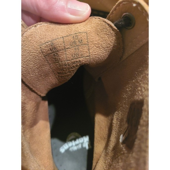 Dr. Martens 1460 Pascal Ambassador Tan Leather Lace Up Boots Mens 10 Womens 11 - Picture 5 of 8